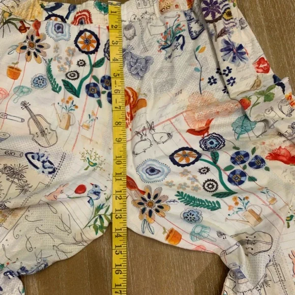Anthropologie Lilka Floral and Script Pajama Pants - Picture 5 of 8